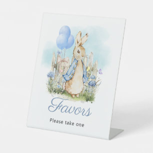 Signe De Table Symbole classique Peter Rabbit Baby shower Faveurs