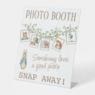 Signe De Table Symbole classique Pierre le lapin Baby Photo Booth