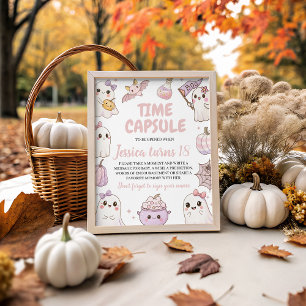 Signe De Table Symbole d'anniversaire de la capsule à temps éffra