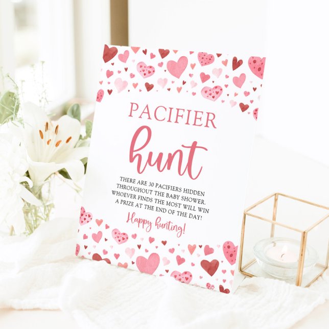 Signe De Table SYMBOLE DE CHASSE Baby shower Saint-Valentin (Créateur téléchargé)
