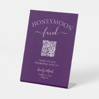 Symbole de code QR du fonds de lune de miel Mariag