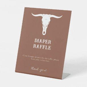 Signe De Table SYMBOLE DE DISQUETTE DE Baby shower DE Cowboy DE L