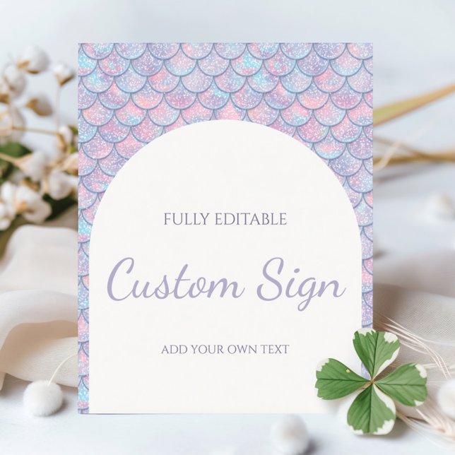 Signe De Table Symbole de fête d'anniversaire de la mer (Créateur téléchargé)