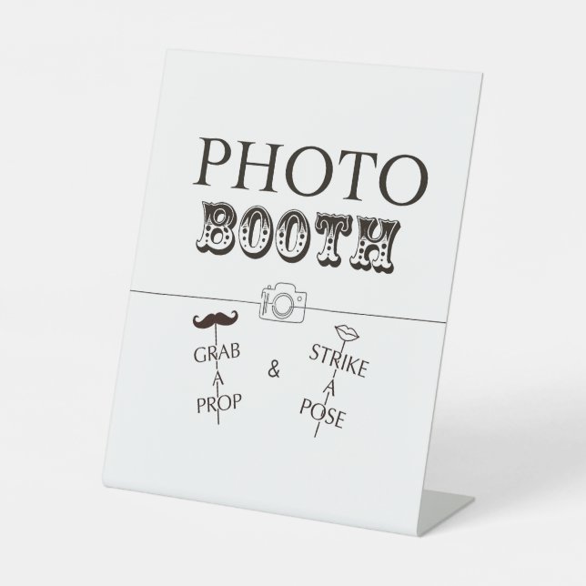 Signe De Table Symbole de la cabine photo du parti (Recto)