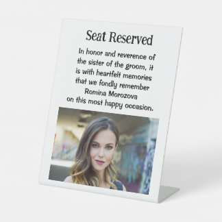 Signe De Table Symbole De La Soeur Du Mariage Groom