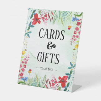 Signe De Table Symbole de mariage Fleur sauvage d'été