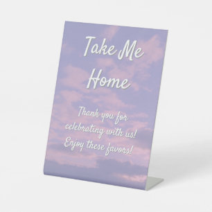 Signe De Table Symbole des faveurs des amoureux des nuages de rêv