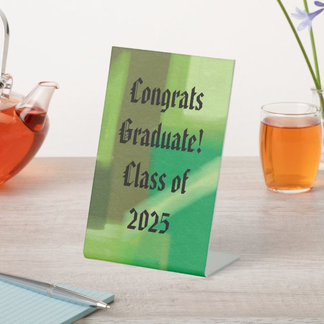 Signe De Table Symbole du congrès Classe de fin d'études 2025 Tab (In SItu)