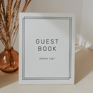 Signe De Table SYMBOLE DU LIVRE D'INVITATION minimaliste AVERA Mo