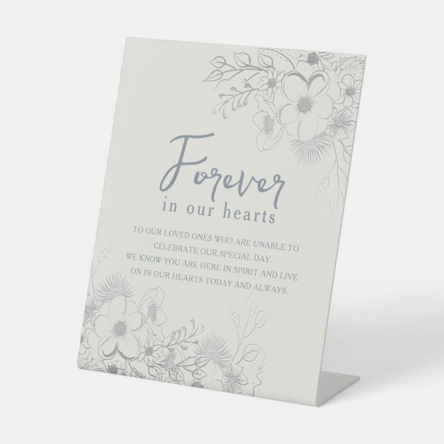 Signe De Table Symbole du piédestal commémoratif de mariage (Recto)