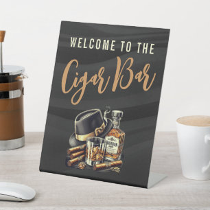 Signe De Table Symbole du socle de la barre de cigares