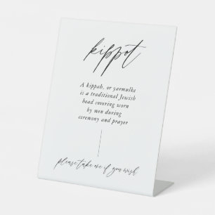 Signe De Table SYMBOLE Élégant Mariage juif