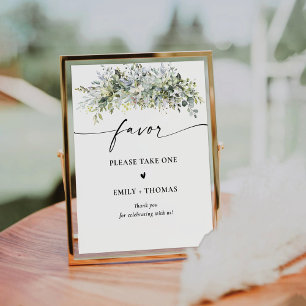 Signe De Table SYMBOLE FLEURIER Eucalyptus