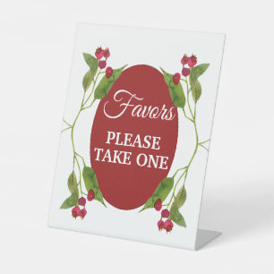 Signe De Table Symbole Fruits de chardon Sauvage Faveur