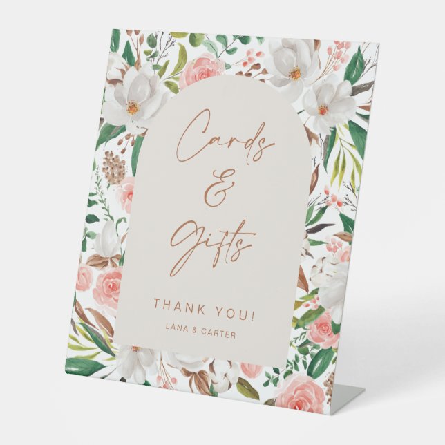 Signe De Table Symbole Mariage de table cadeau Magnolia L201 (Recto)