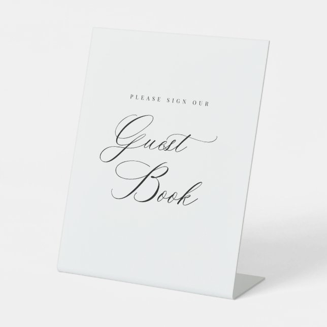 Signe De Table Symbole Mariage du livre d'hôtes moderne Acrylique (Recto)