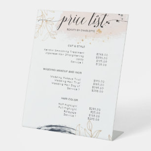 Signe De Table Symbole moderne, pricelist