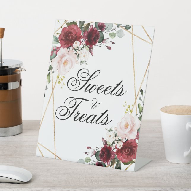 Signe De Table Symbole Rose et Bourgogne Douche Douche Douceur &  (In SItu)