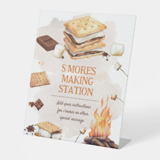Signe De Table Symbole S'mores Anniversaire