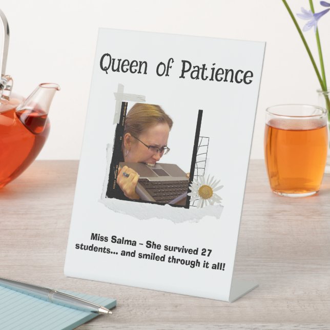 Signe De Table Sympathique personnalisé enseignant appréciation s (In SItu)