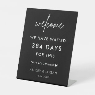 Signe De Table Sympathique Postal De Réception De Mariage Posté