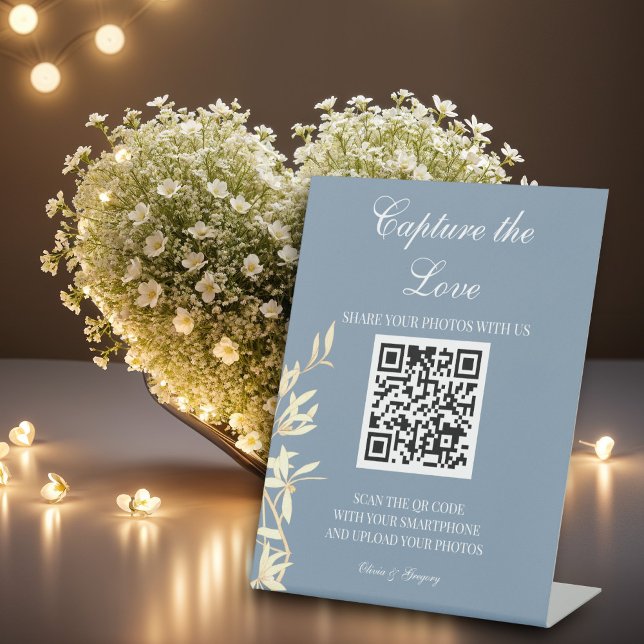 Signe De Table Symphonie florale intemporelle Capturer l'amour (Créateur téléchargé)