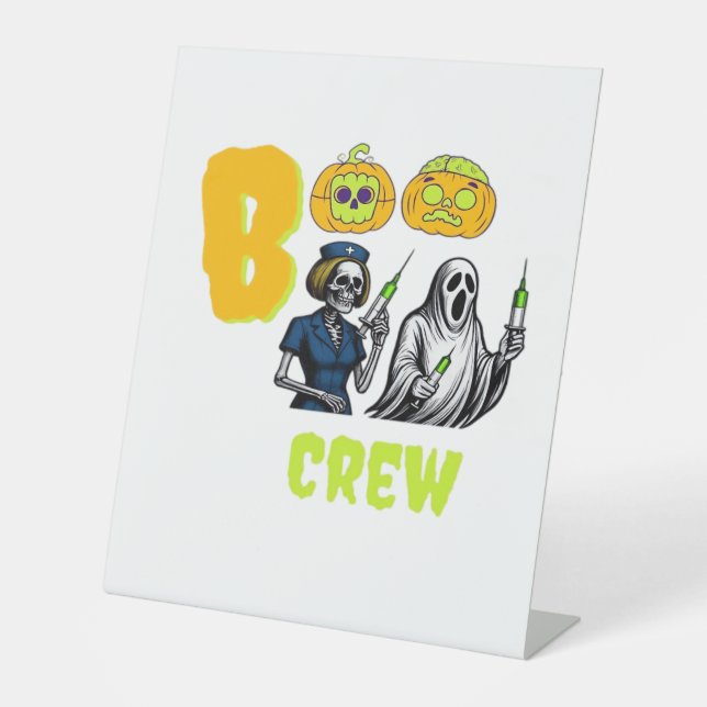 Signe De Table T-shirt classique Boo Crew (Recto)