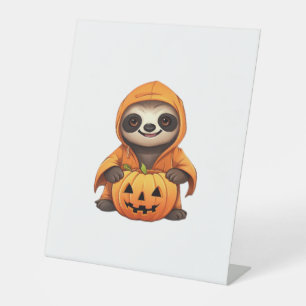 Signe De Table T-shirt classique Halloween Slote Sloth