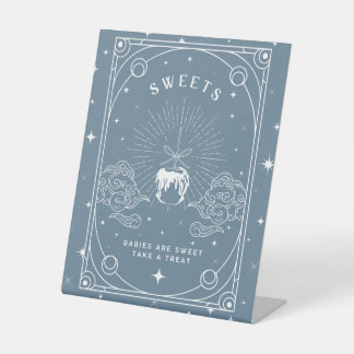 Signe De Table Table de dessert sucrée Baby shower bleu