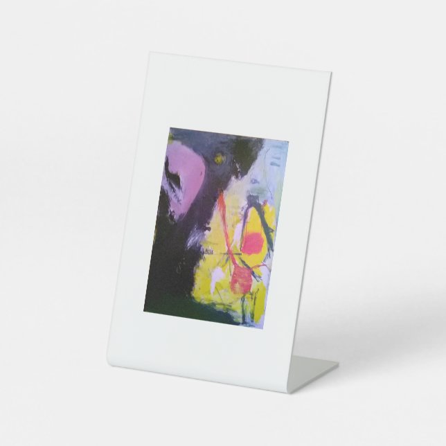 Signe De Table Tableau Abstrait Jeff Hankamer Artjunkhaus Art (Recto)