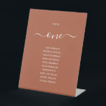 Signe De Table Tableaux de table de caractères chics en terre cui<br><div class="desc">Ces élégants panneaux en terre cuite signature de tableau numéro de table des sièges signes sont parfaits pour toutes les célébrations. Conçu par Thisisnotme©</div>
