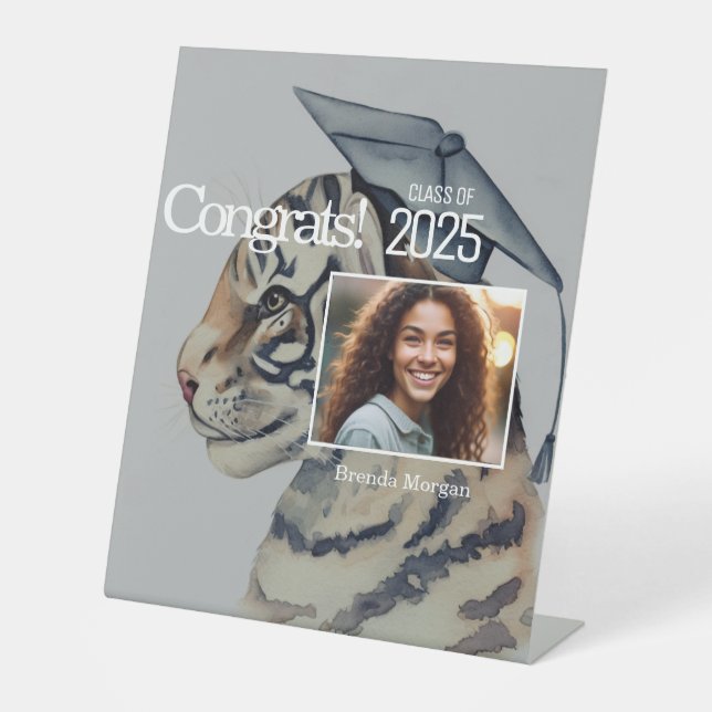 Signe De Table Tablette de fin d'études unique (Recto)