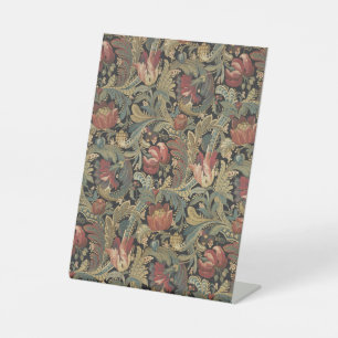 Signe De Table Tapisserie florale riche Brocade Antique Classique