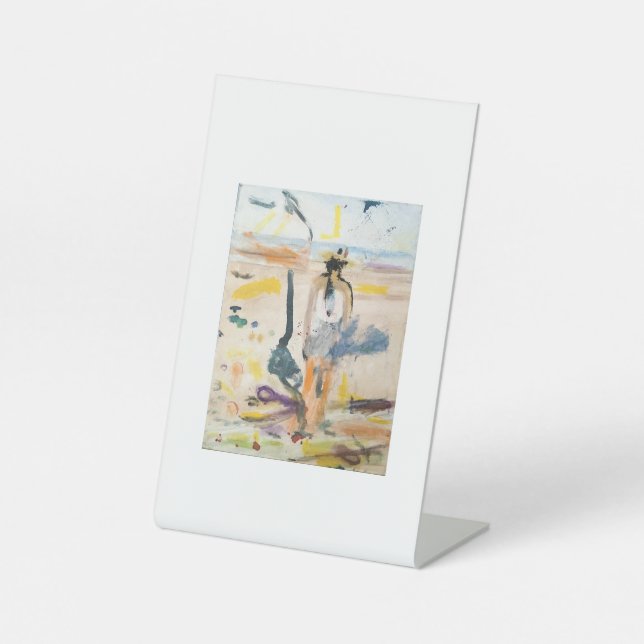 Signe De Table Tar & Pop-tops Abstrait Texas Hankamer Artjunkhaus (Recto)