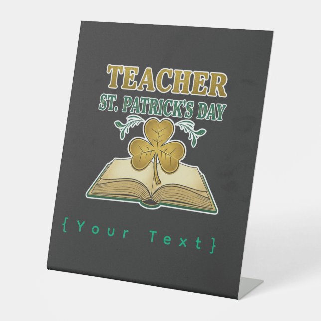 Signe De Table Teacher & Student Class of 2026 - Knowledge is Lig (Recto)