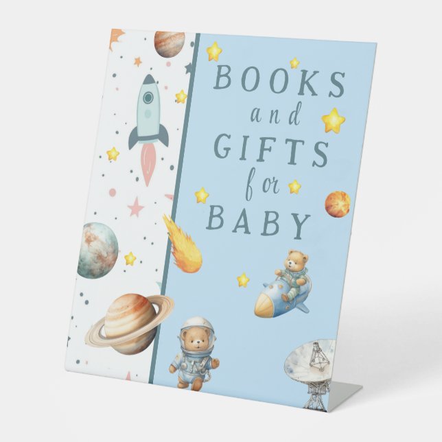 Signe De Table  Teddy in Space - Books and Gifts for Baby   (Recto)