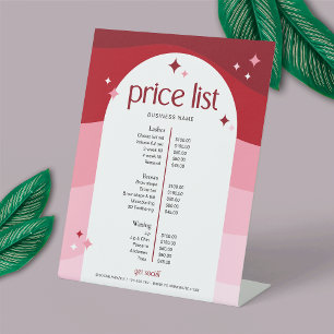 Signe De Table Tendance Pink Arch Nails Beauté Spa Logo Liste des