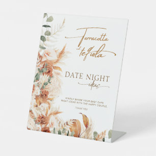 Signe De Table Terracotta branchée et Tequila Date Idées de Nuit