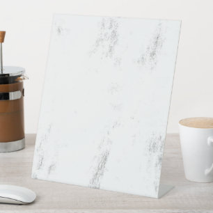 Signe De Table Texture Grunge Monochrome Minimaliste
