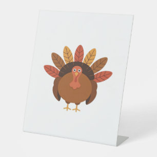 Signe De Table Thanksgiving Turquie - Automne Vacances Classique