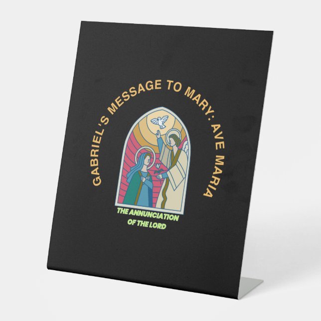 Signe De Table The Annunciation of the Lord (Recto)