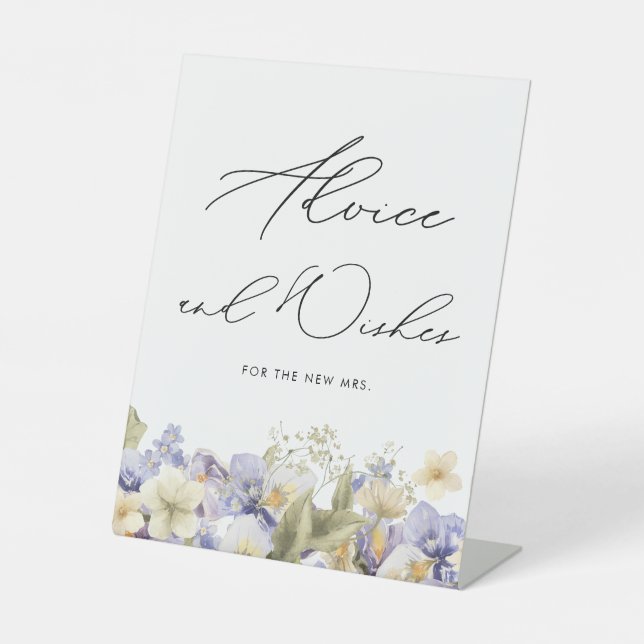 Signe De Table Thé de mariage Invitation et vœux de mariage  (Recto)