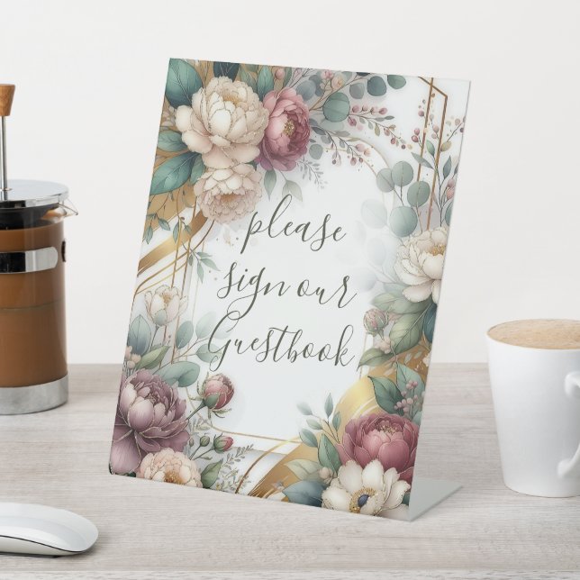 Signe De Table The Gilded Secret Garden Floral Glam Wedding  (In SItu)