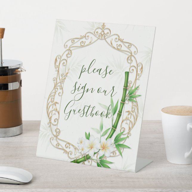 Signe De Table The Tropical Imperial Bamboo Garden Wedding  (In SItu)