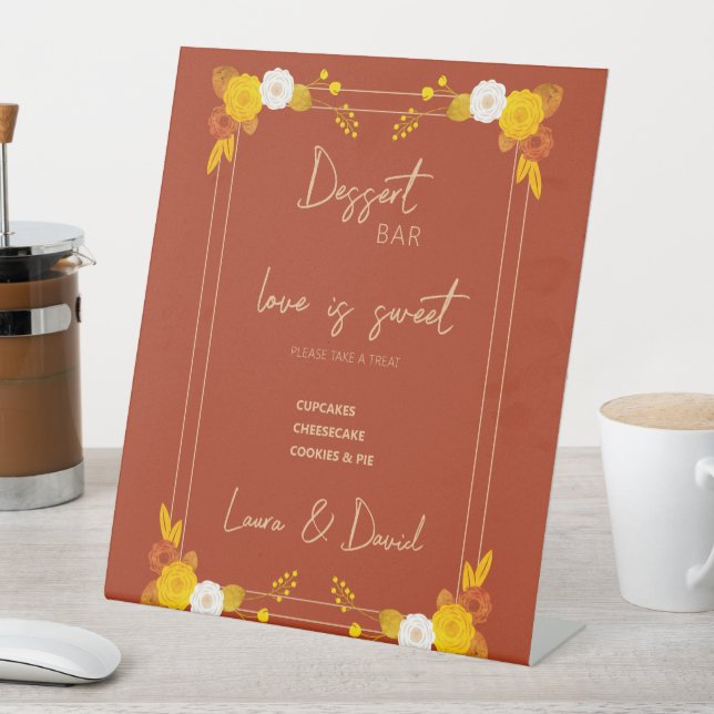 Signe De Table Thème Mariage classique (In SItu)