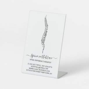 Signe De Table Thérapeute en massage médecin orthopédique