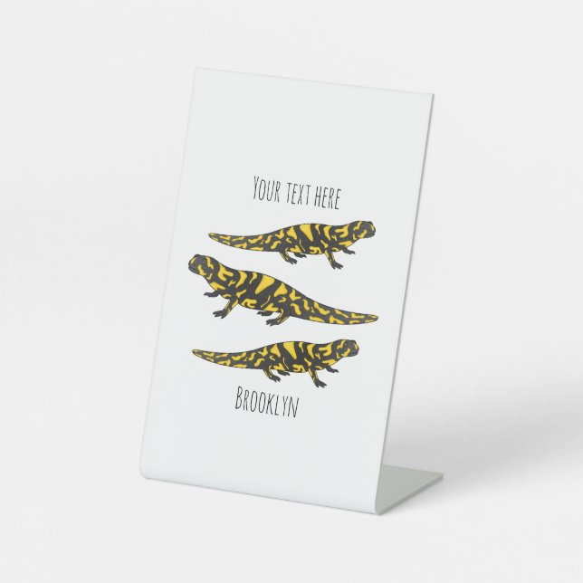 Signe De Table Tigre salamandre (Recto)