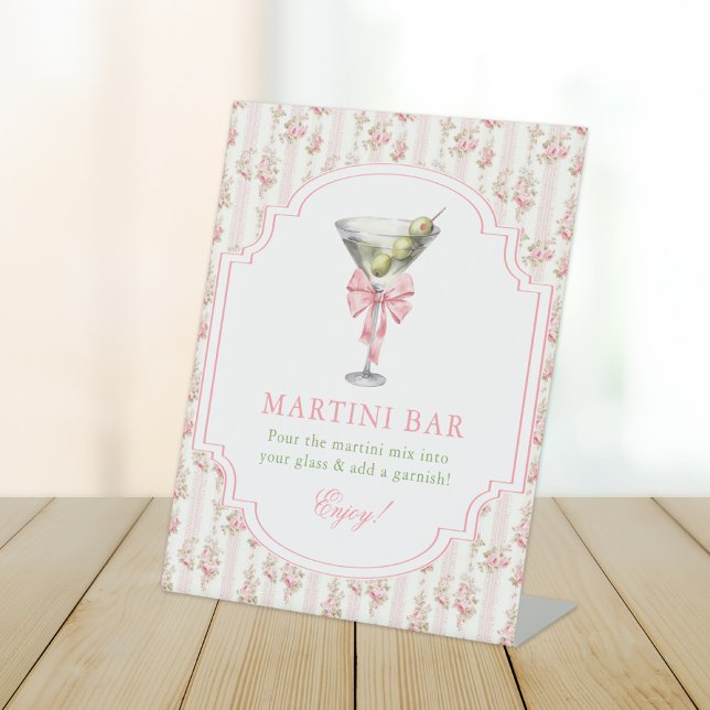 Signe De Table 'Tini Bit Older Martini Bar Coquette (Créateur téléchargé)