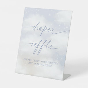 Signe De Table Tirage de couche sur le nuage 9