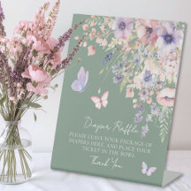 Tirage de Couches Papillon Fleur Sauvage Baby Show